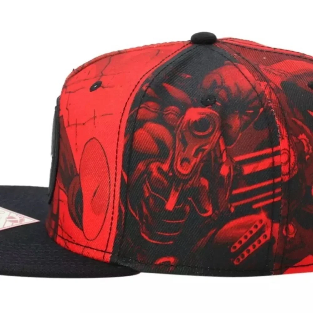 Marvel Deadpool Red Tonal Snapback Hat